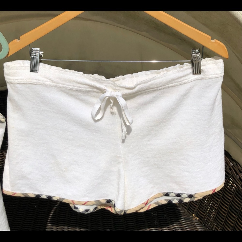 🔥SOLD🔥NWT Burberry Tank/Short Set wNova Check Vintage RARE Tank M Shorts L - Picture 7 of 13